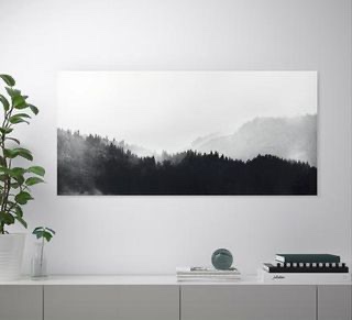 IKEA Monochrome Mountain View Wall Art image indicator(2)