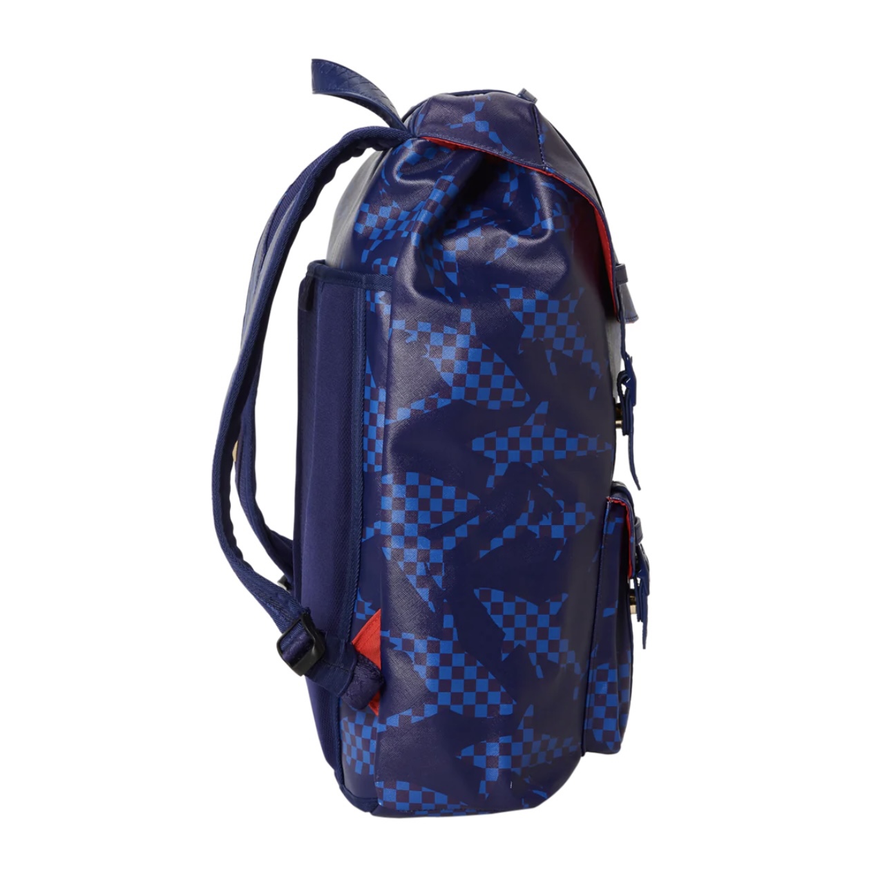 Sprayground Shark Check (Blue) Hills Backpack & Toiletry Bag image indicator(4)