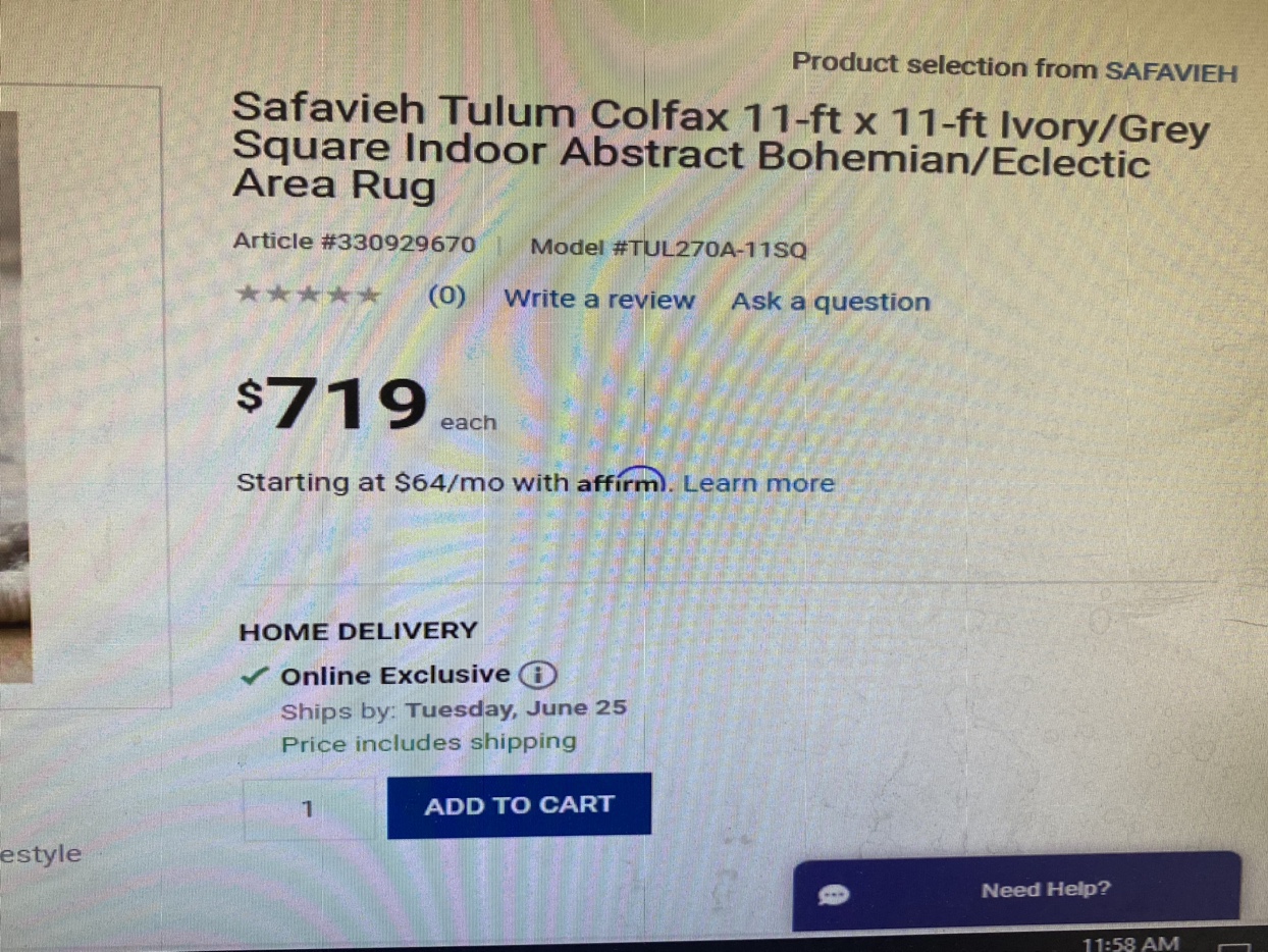 Safavieh tulum colfax area rug