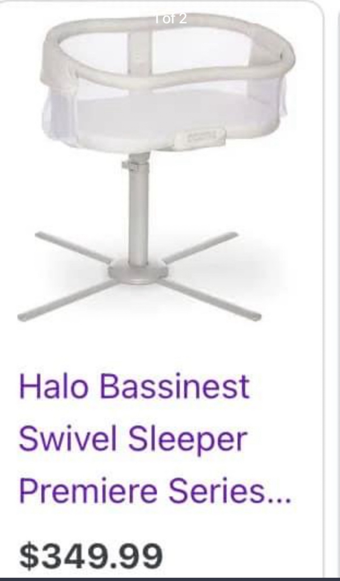 Halo Bassinet swivel sleeper