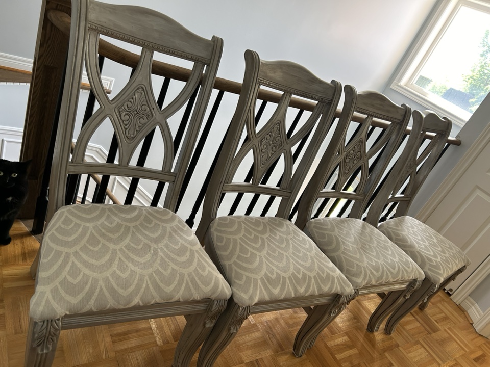 4 Chairs - used but still in good condition