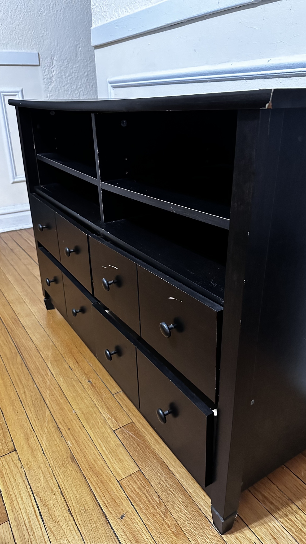 Brown TV stand