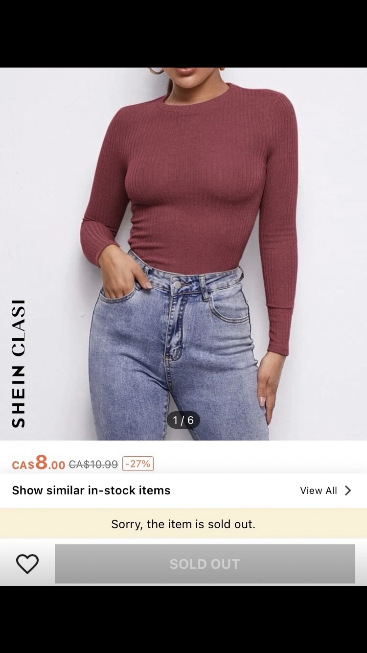 Shein Women’s Pink Ribbed Long Sleeve Shirt Top👚 Size XL❤️🩷💜🌹🥀🌷 image indicator(2)