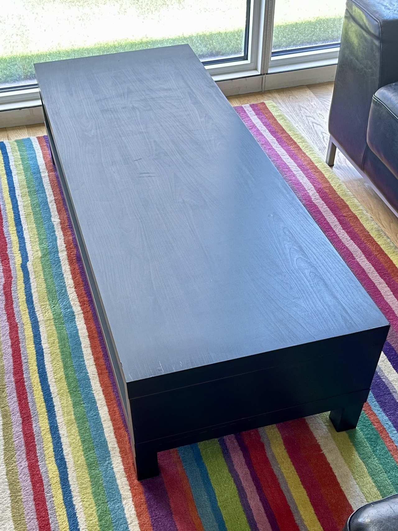 IKEA LACK Coffee table, black-brown