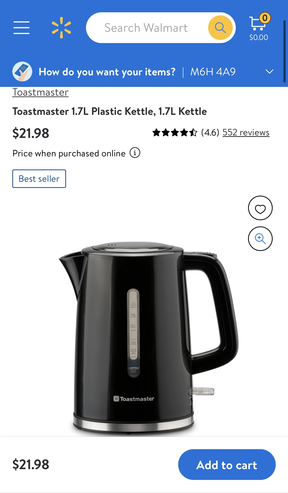 Toastmaster kettle image indicator(2)
