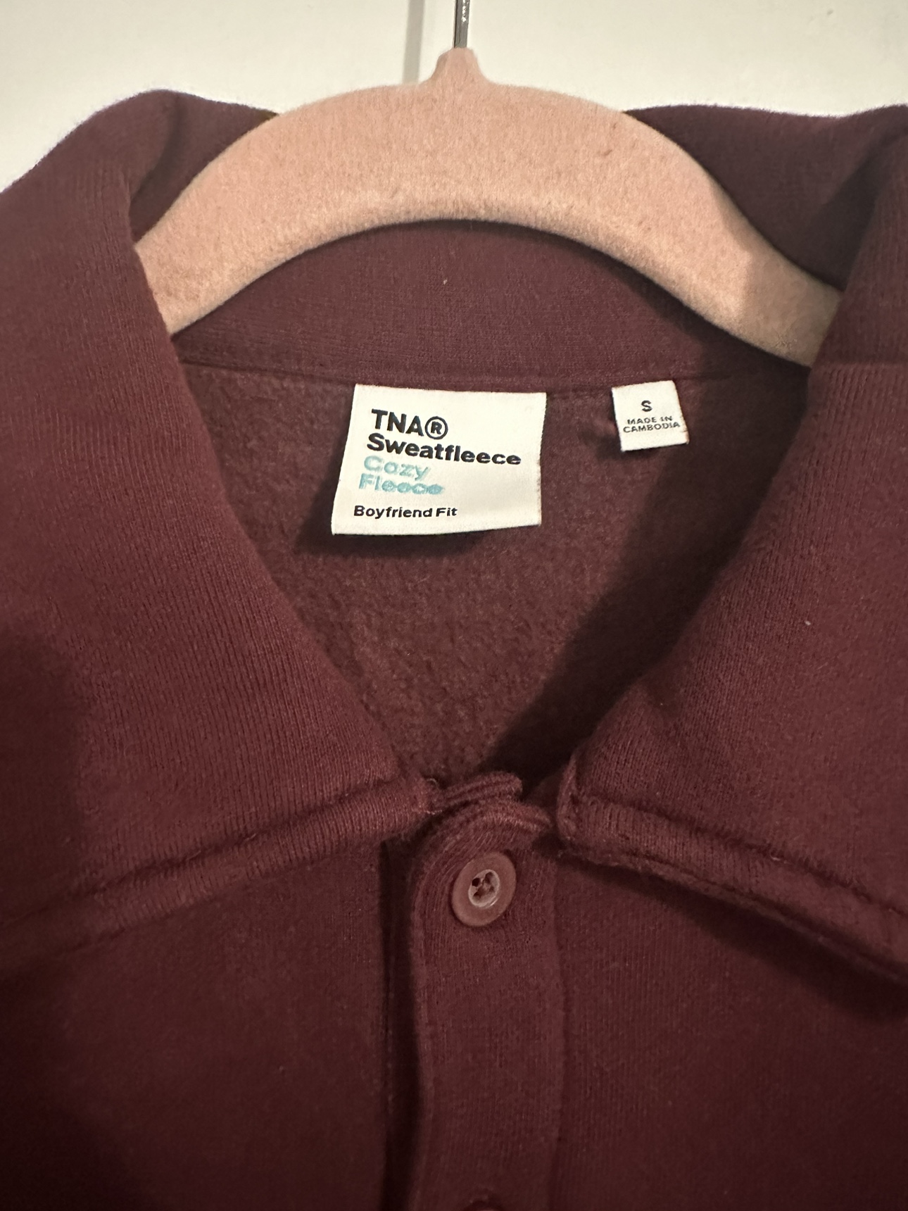 Aritzia TNA polo sweatshirt - photo 2