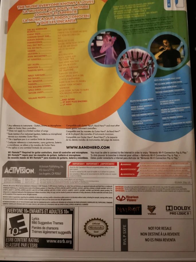 Wii Band Hero - photo 2