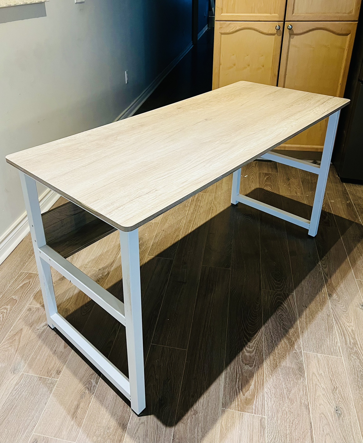 Work/Study desk with a built-in shelf