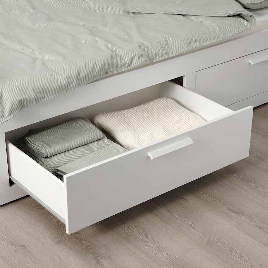 Brimnes daybed frame with 2 drawers with mattress - photo 4