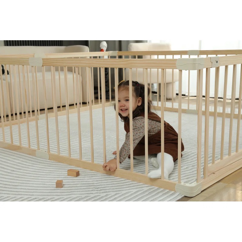 Wooden Baby Safety Playpen - photo 3