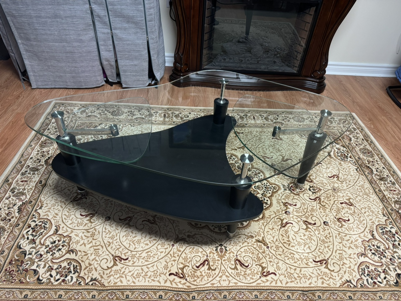 Glass coffe table