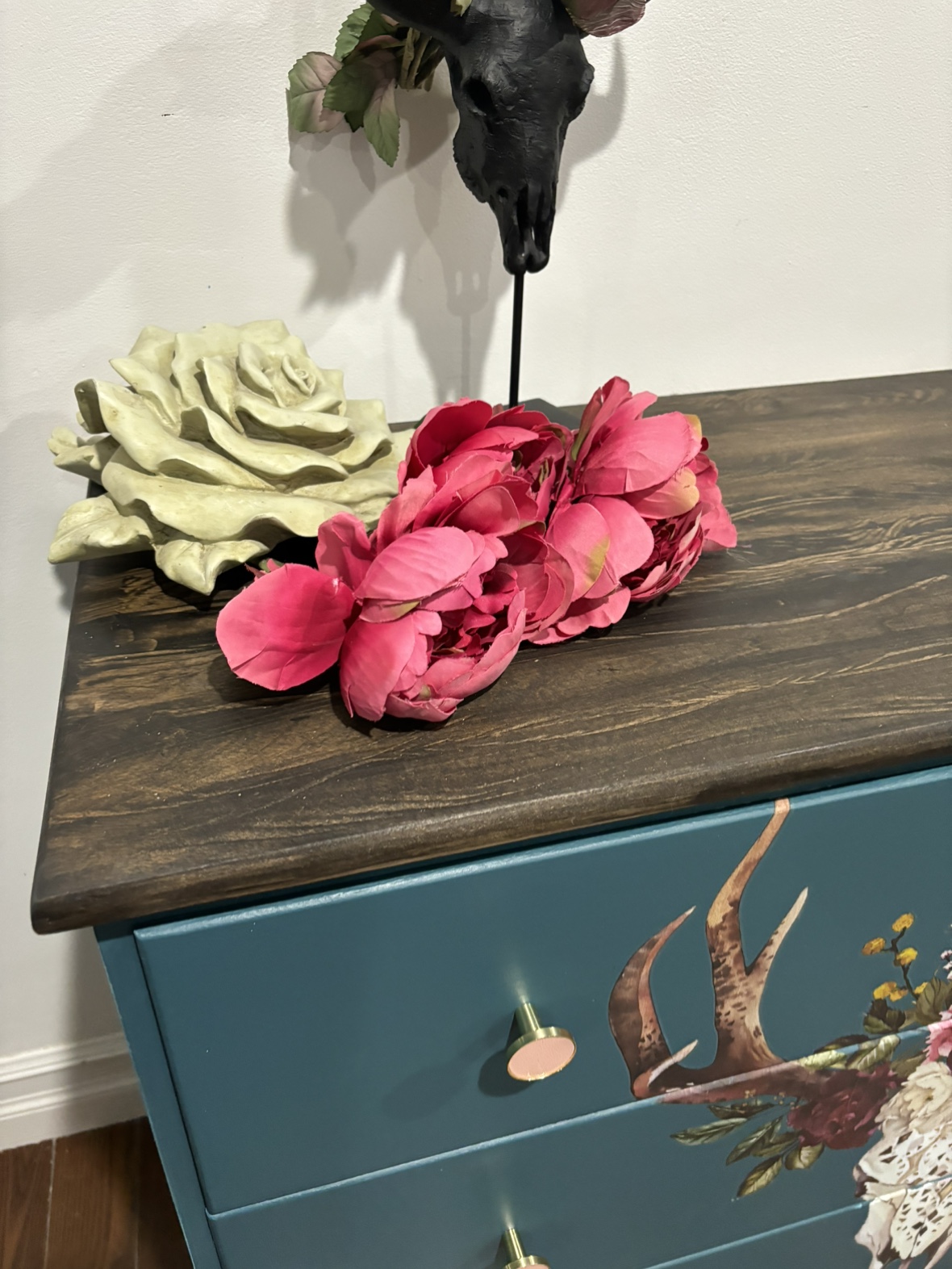 Teal bohemian dresser image indicator(8)