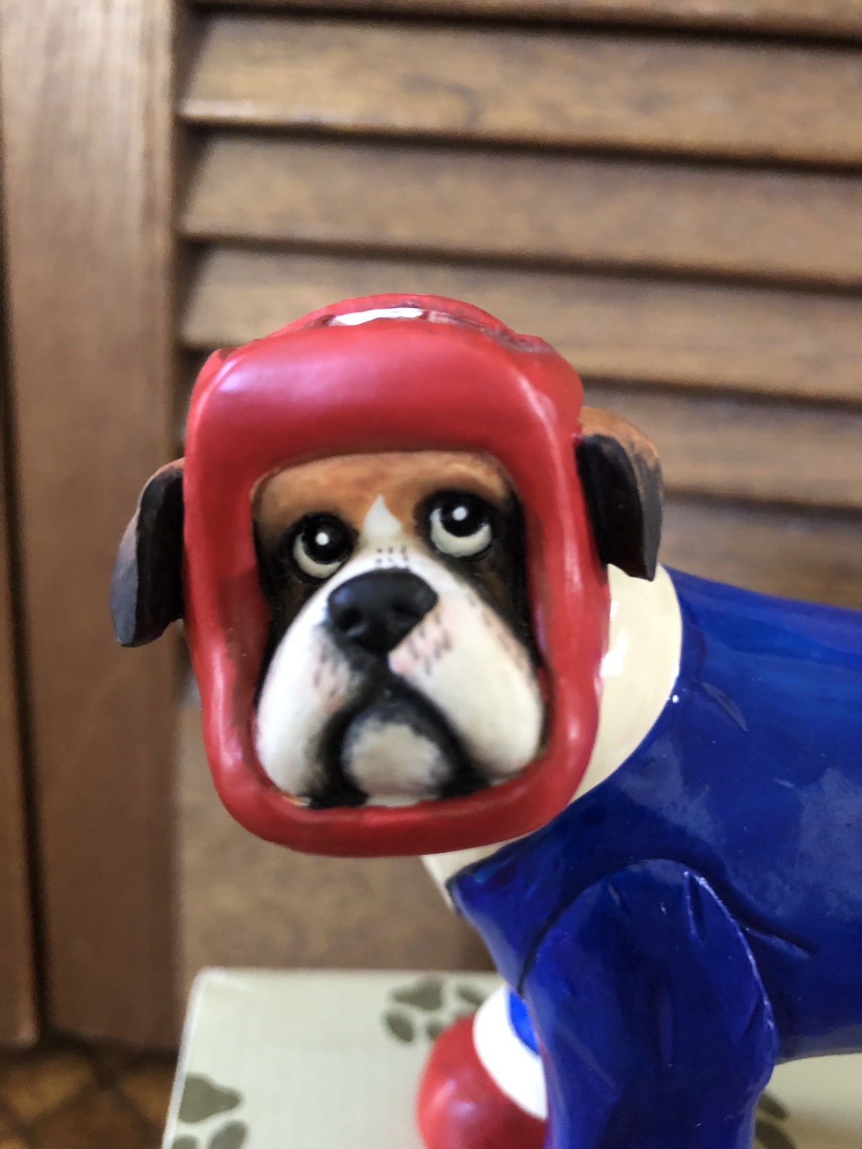 Rare collection Boxer Dog full attire figurine image indicator(2)