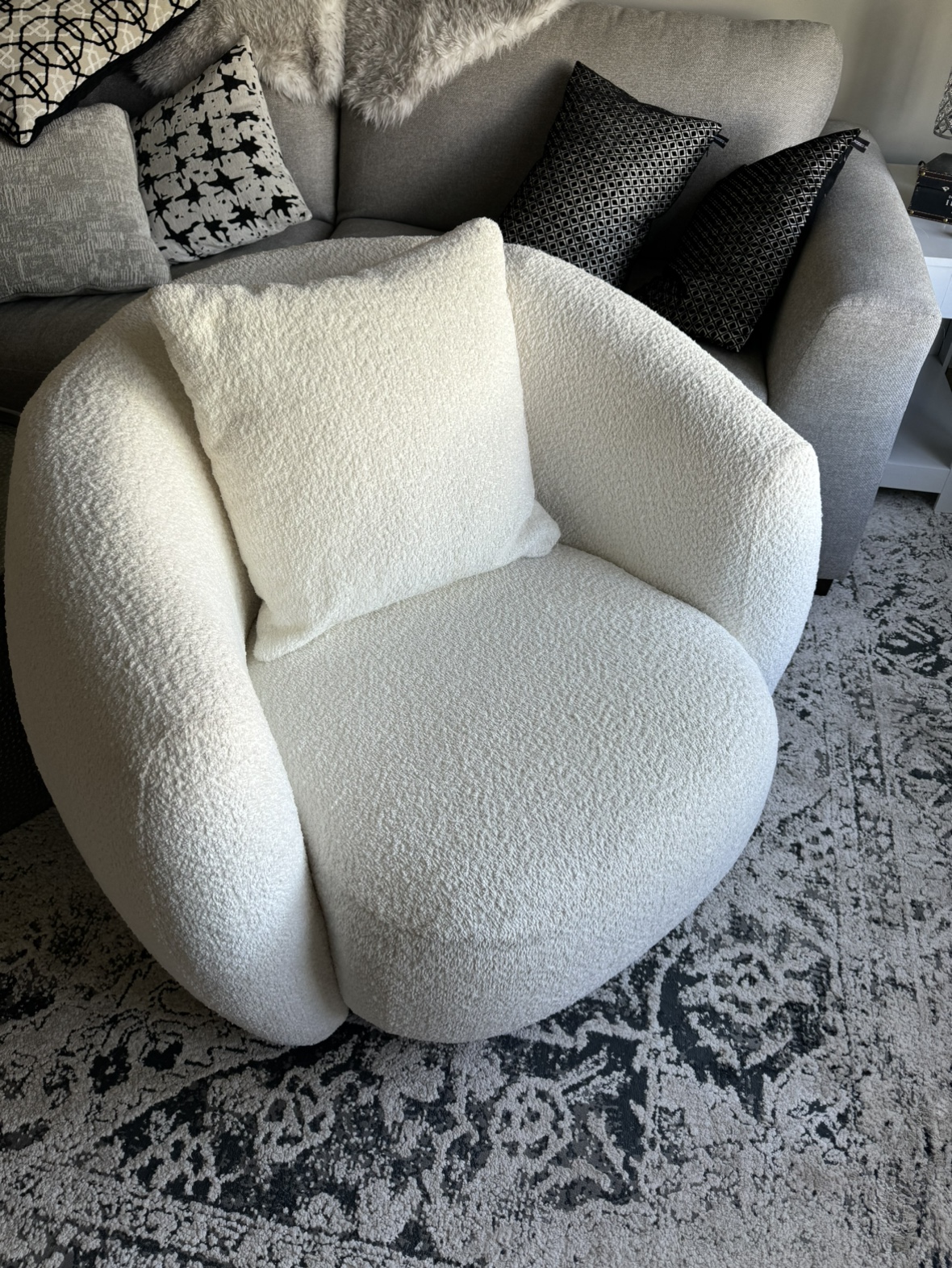 Boucle Club Chairs - photo 2