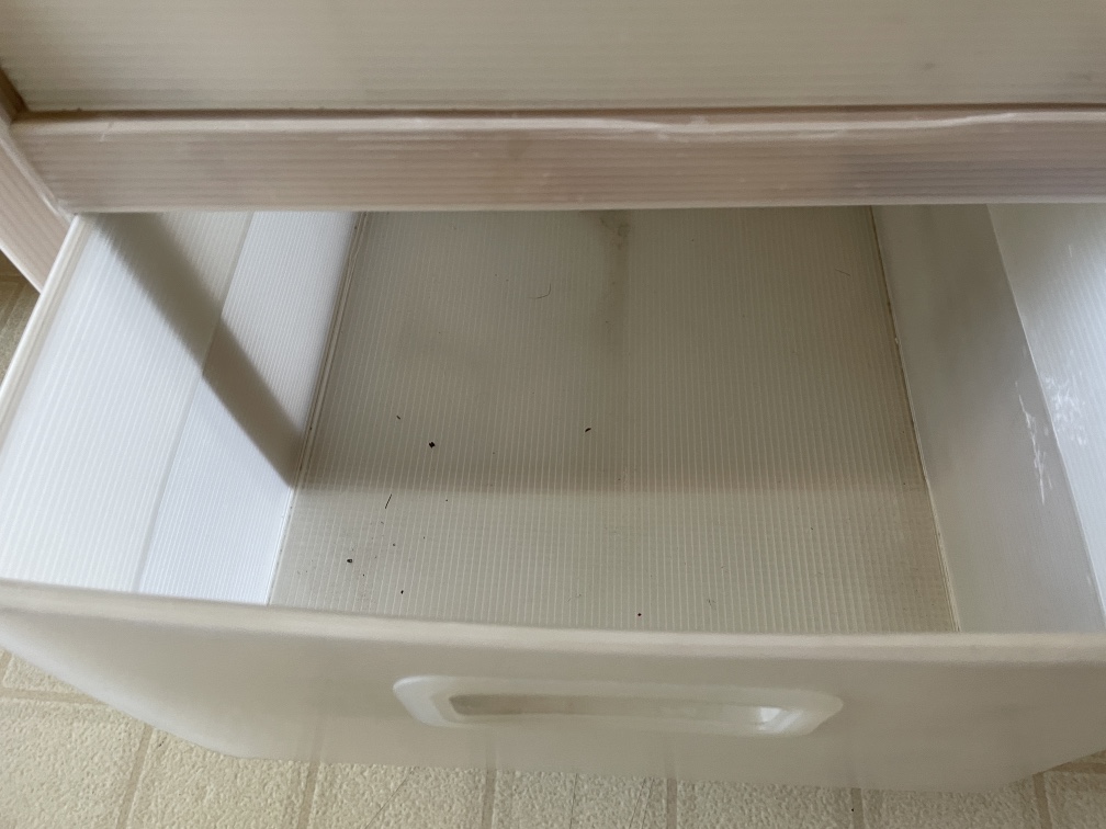🧡 Corrugated plastic and wood 4-drawer storage - photo 4