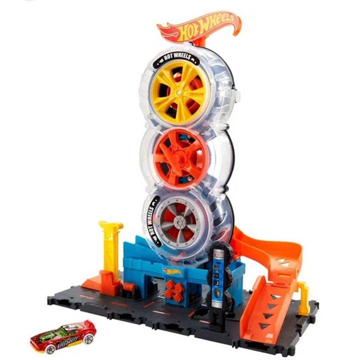 Hot Wheels City Super Twist Tire Shop Playset - photo 2