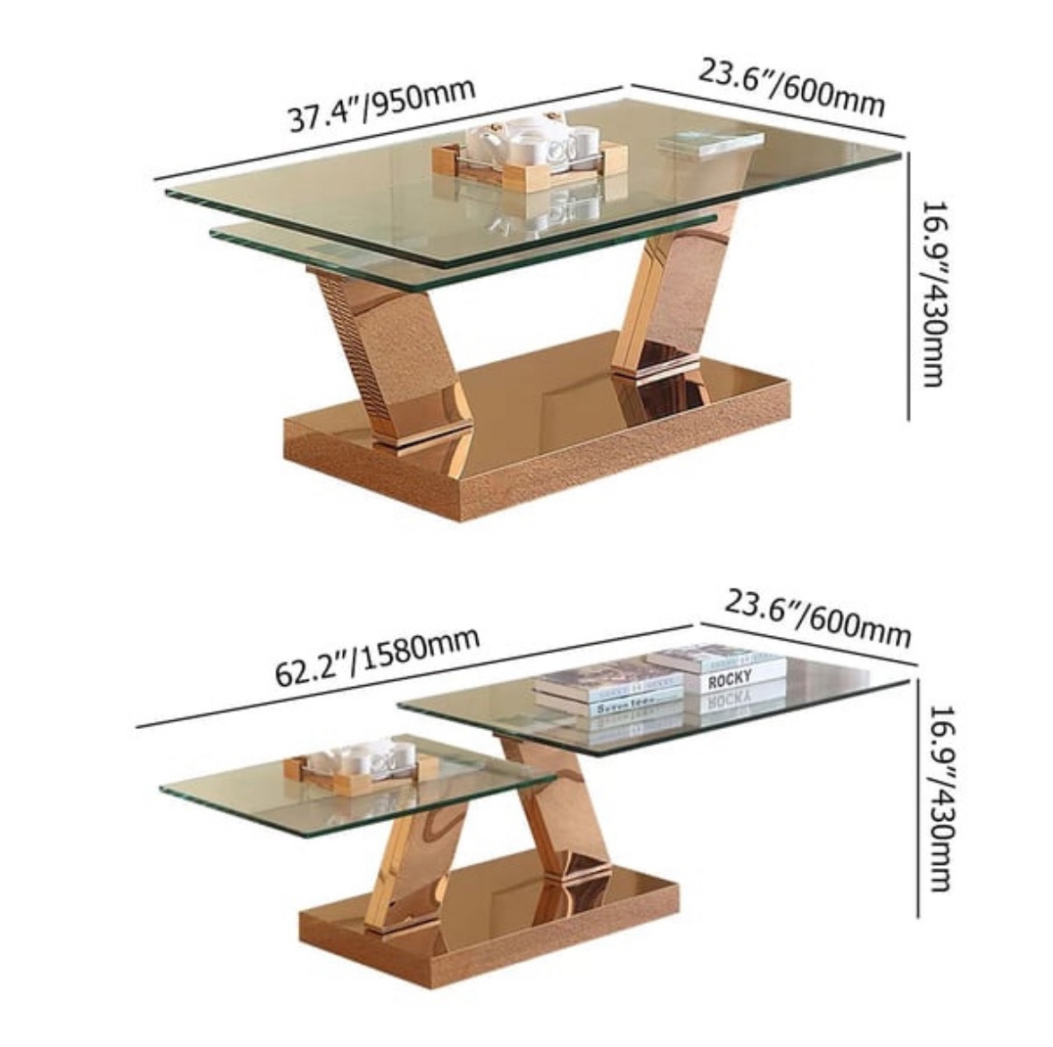 Modern Glass Coffee Table
