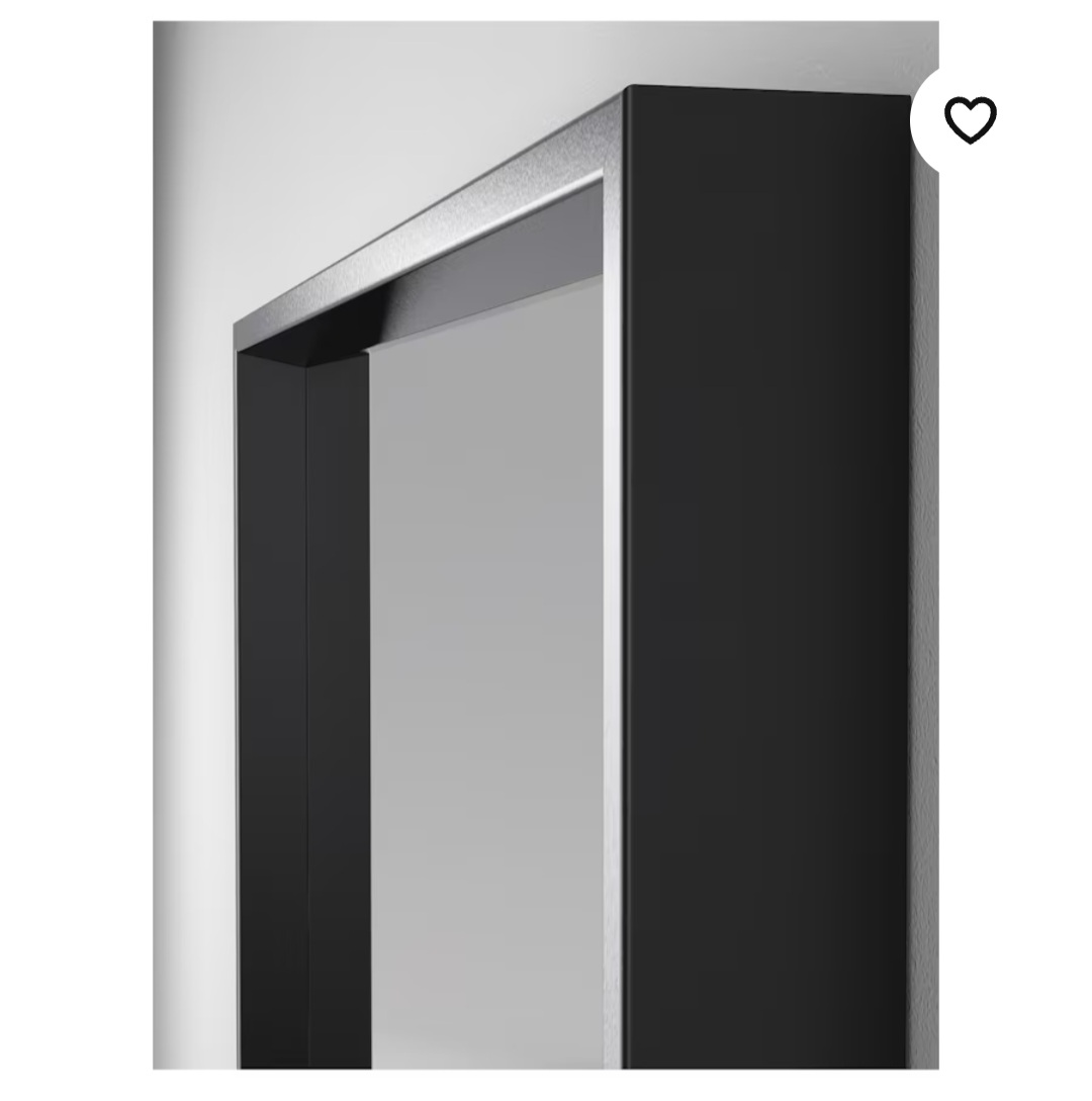 Black wall mirror - photo 2
