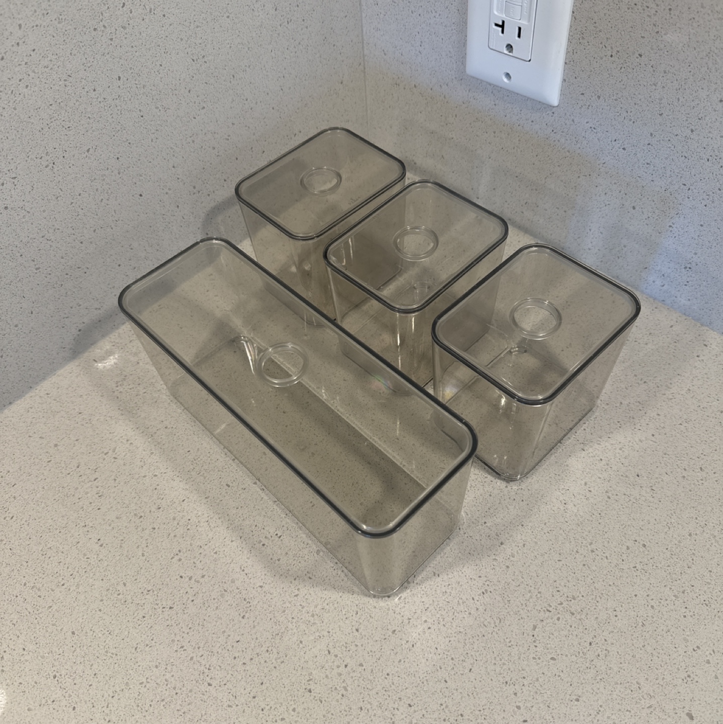 Ikea VISSLAÅN containers with lid (set of 4) thumbnail