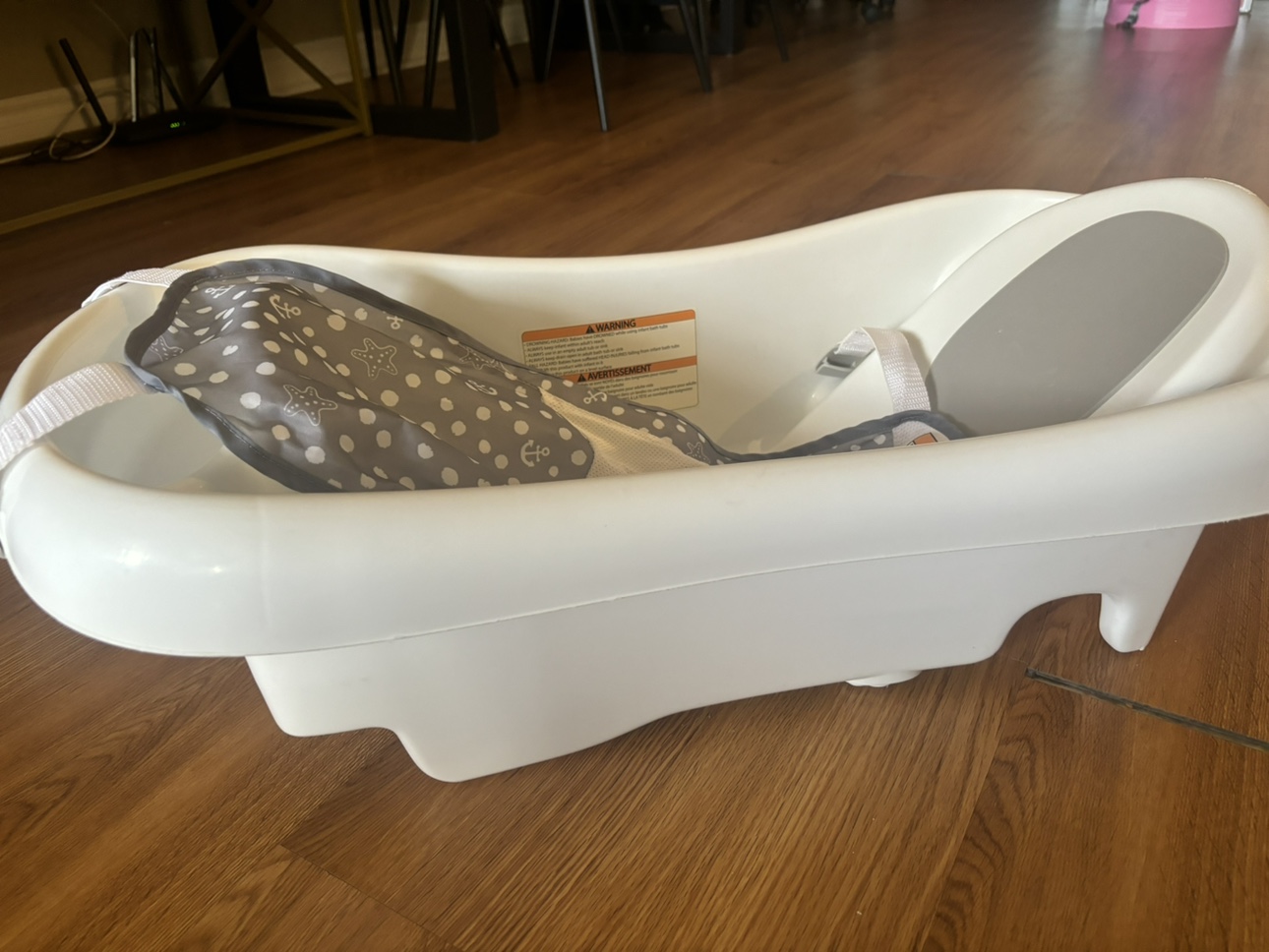 Infant bath tub image indicator(2)