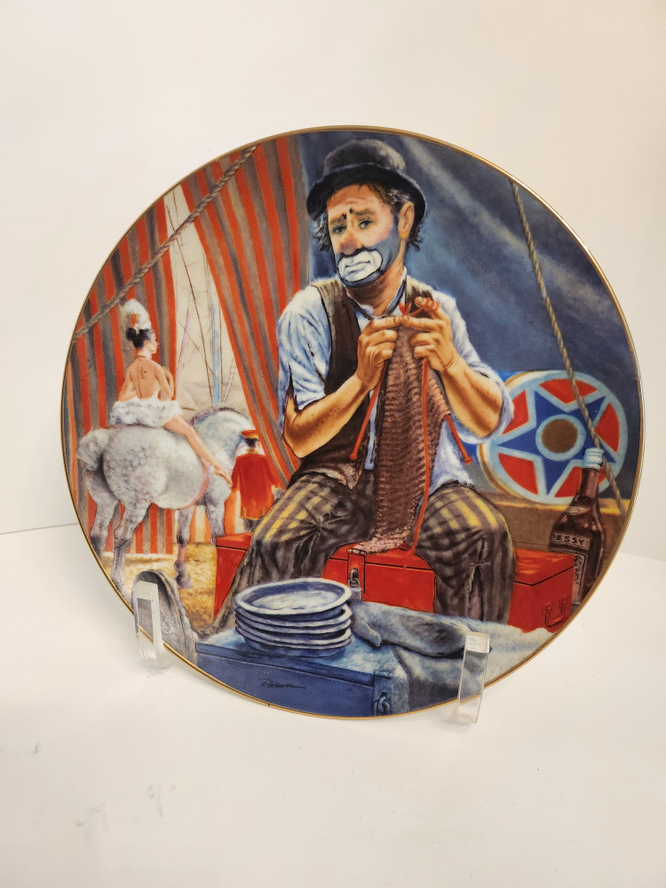 Collector's Clown Plates, 1982, Otto Griebling, Felix Adler - photo 2