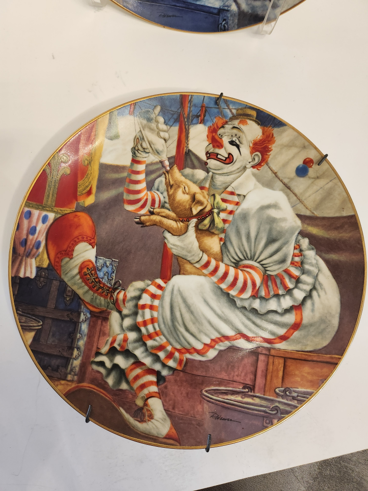 Collector's Clown Plates, 1982, Otto Griebling, Felix Adler - photo 3