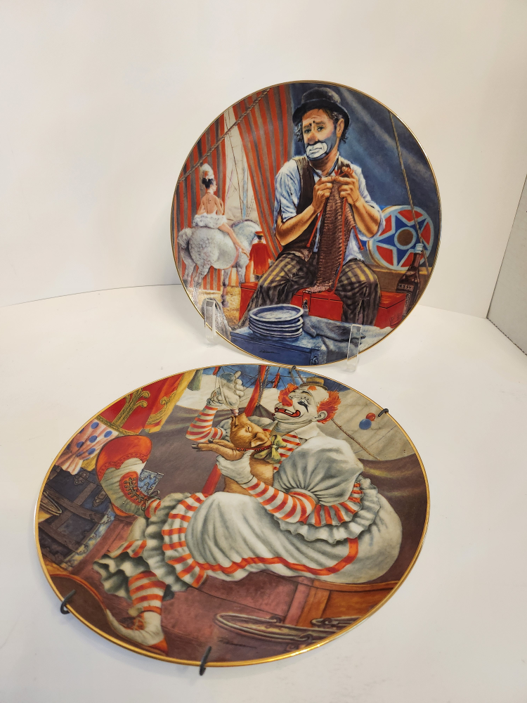 Collector's Clown Plates, 1982, Otto Griebling, Felix Adler - photo 4