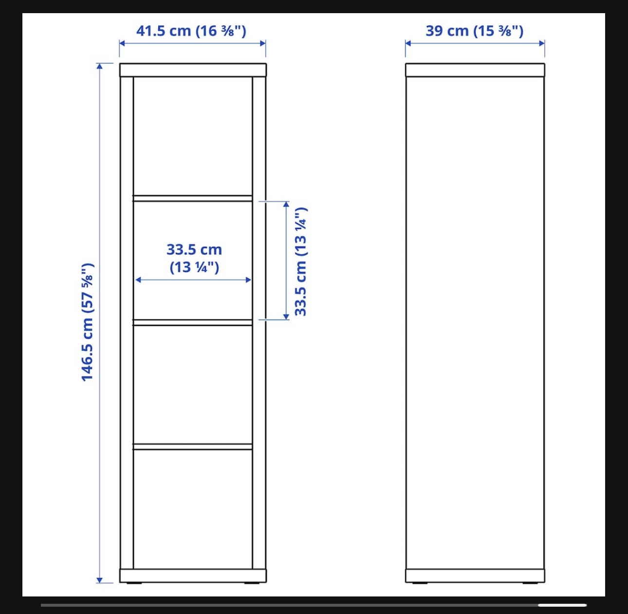 🔥MOVING TWO Kallax IKEA $25 *pick up* - photo 2