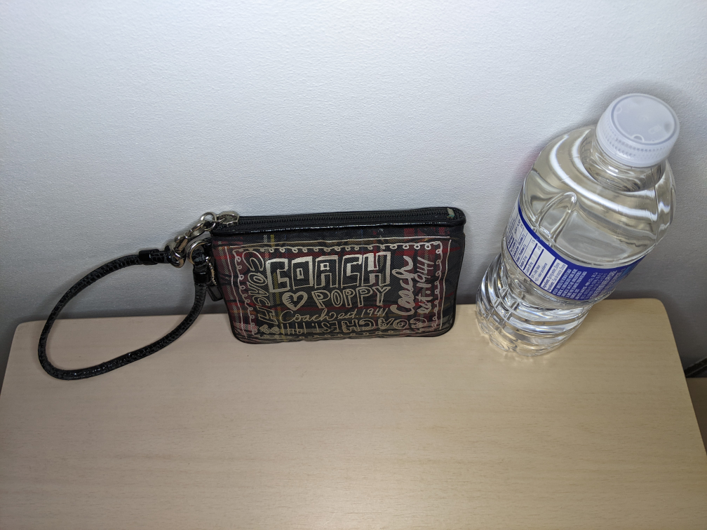 COACH Handbag Wristlet Wallet Poppy Tartan Plaid Vintage Rare image indicator(5)