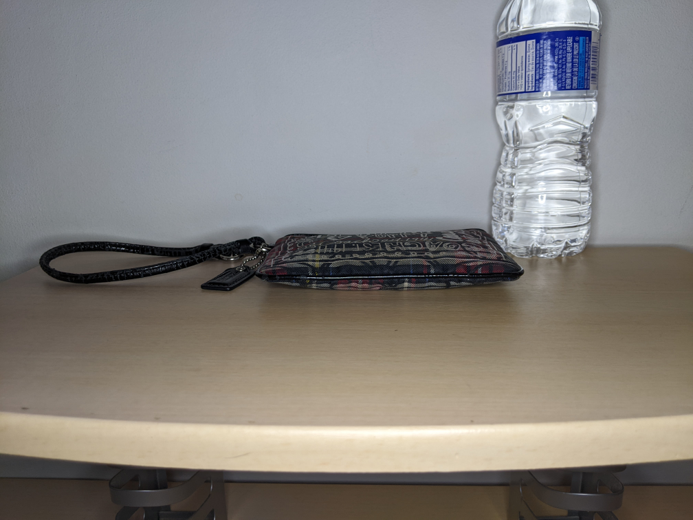 COACH Handbag Wristlet Wallet Poppy Tartan Plaid Vintage Rare image indicator(6)