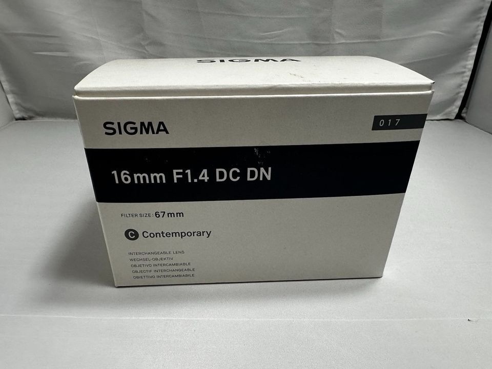 SIGMA 16MM F1.4 Micro Four Thirds Camera Lens
