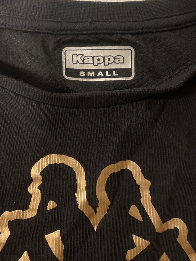 Kappa Sweatshirt Black and Gold Size Small image indicator(2)