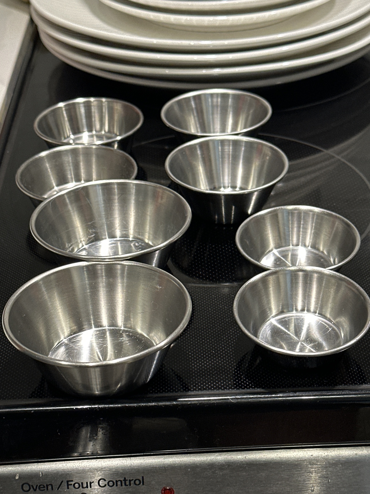 8 pieces of Stainless sauces Bowl image indicator(2)