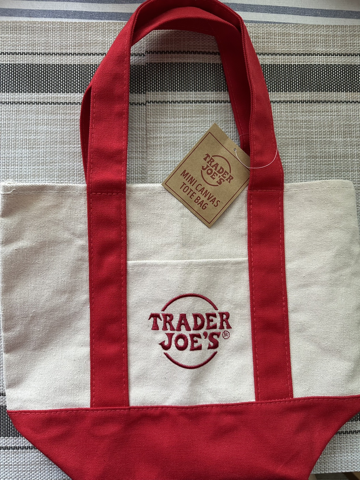 Trader Joe's Mini Canvas Tote Bag image indicator(2)
