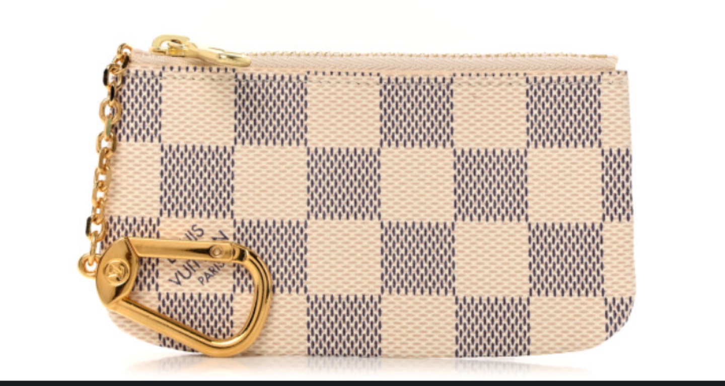 Faux Damier Azur Key Pouch