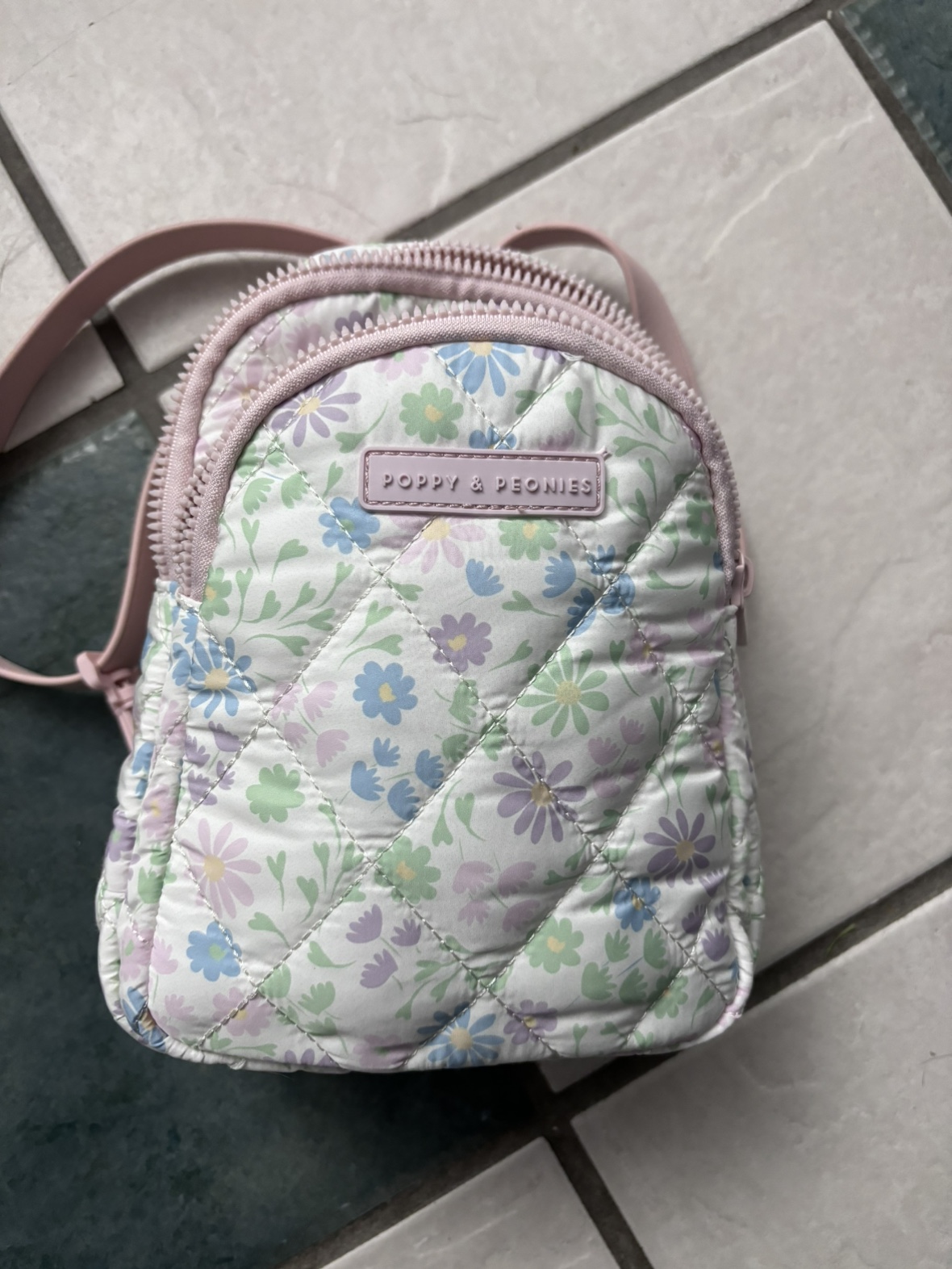 Poppy and Peonies Bag