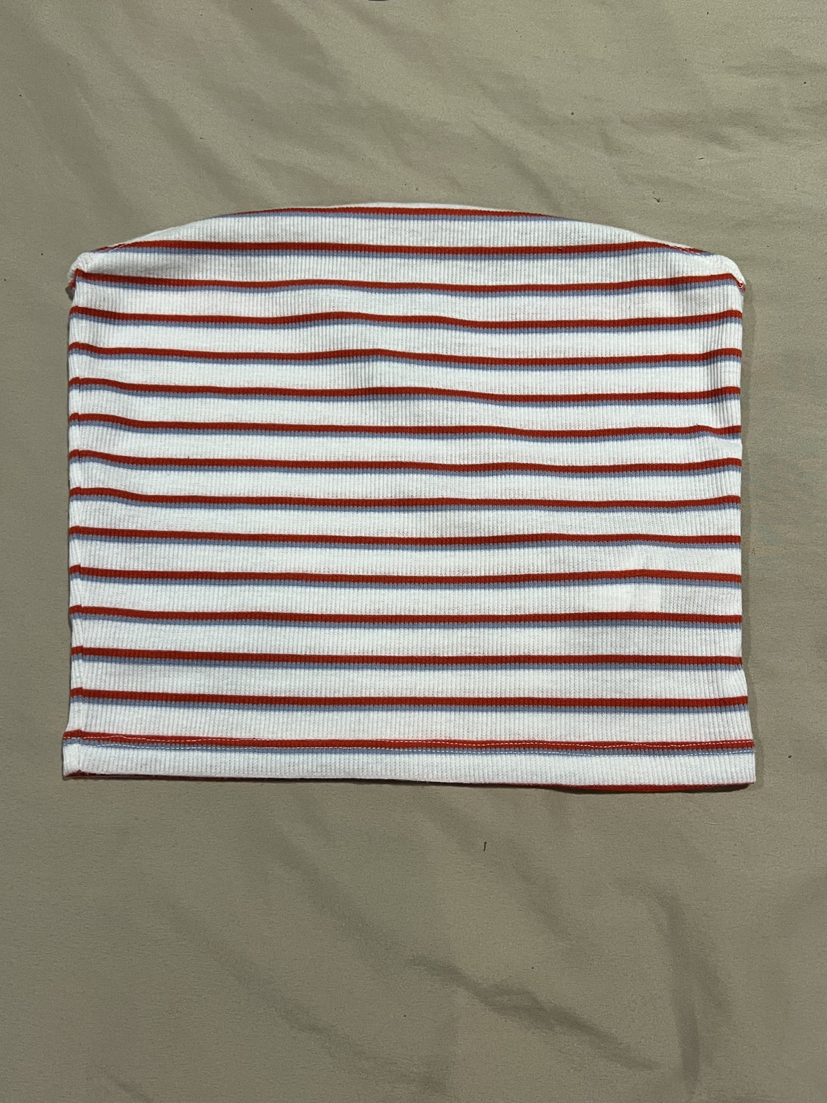 Striped tube top
