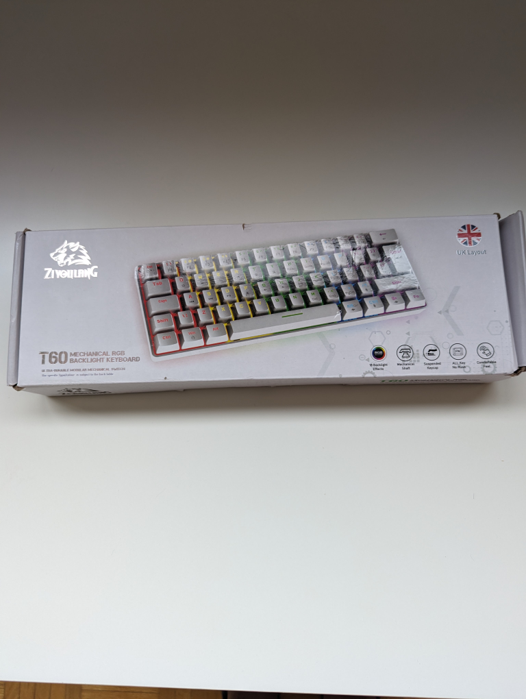 BNIB Mechanical RGB backlight keyboard
