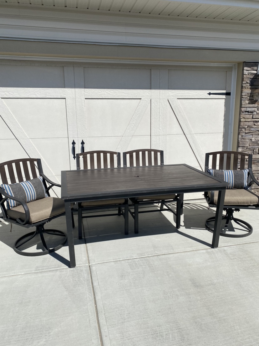 7 piece patio dining set