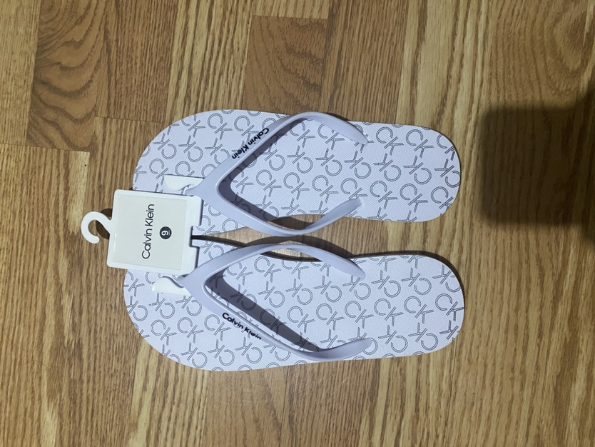 Calvin Kein White Sandals
