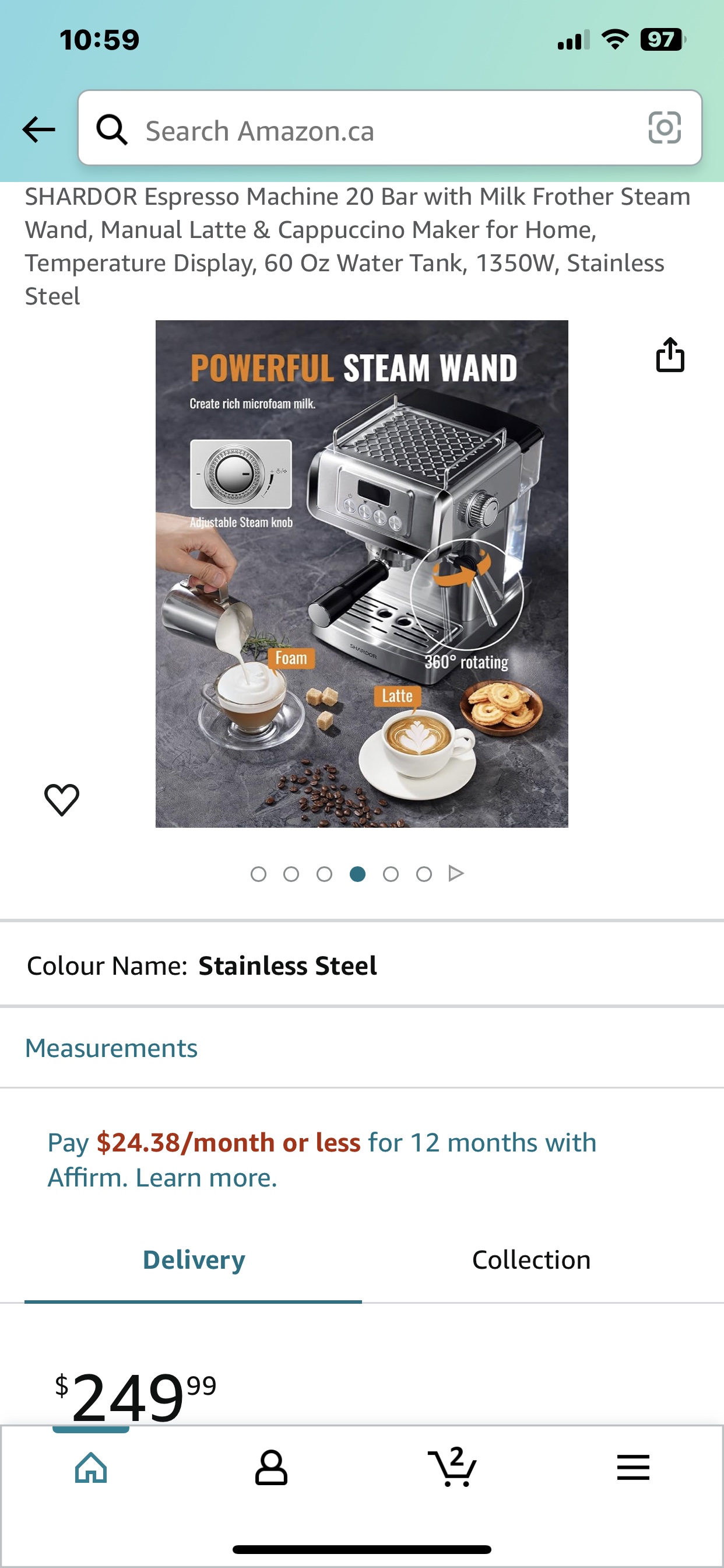 Brand new espresso machine image indicator(3)