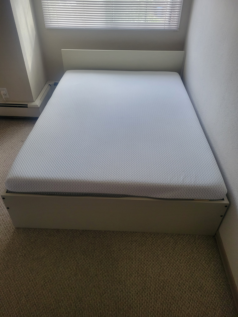 Ikea double bedframe + mattress