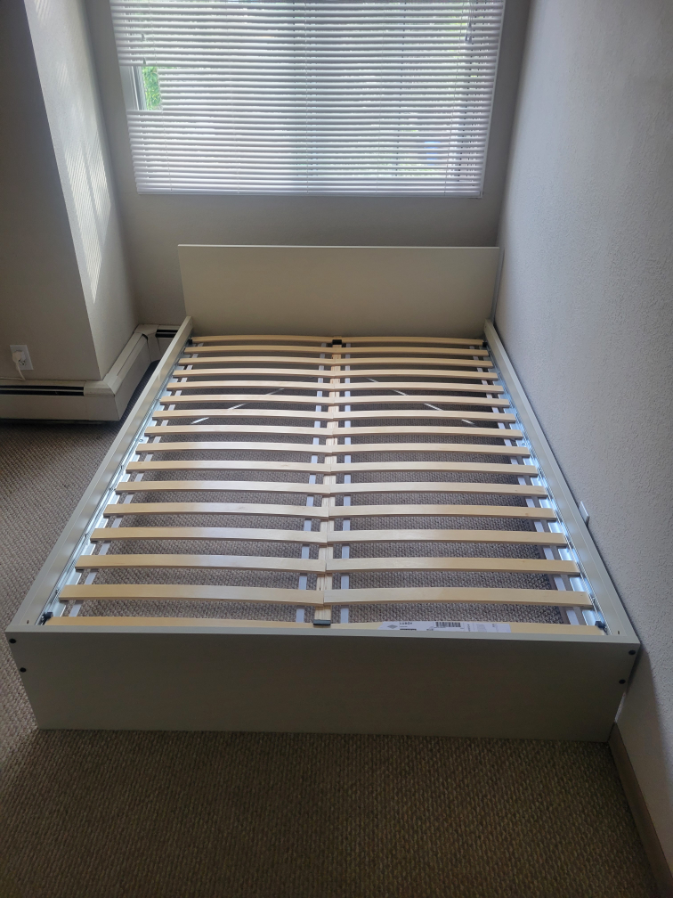 Ikea double bedframe + mattress image indicator(3)