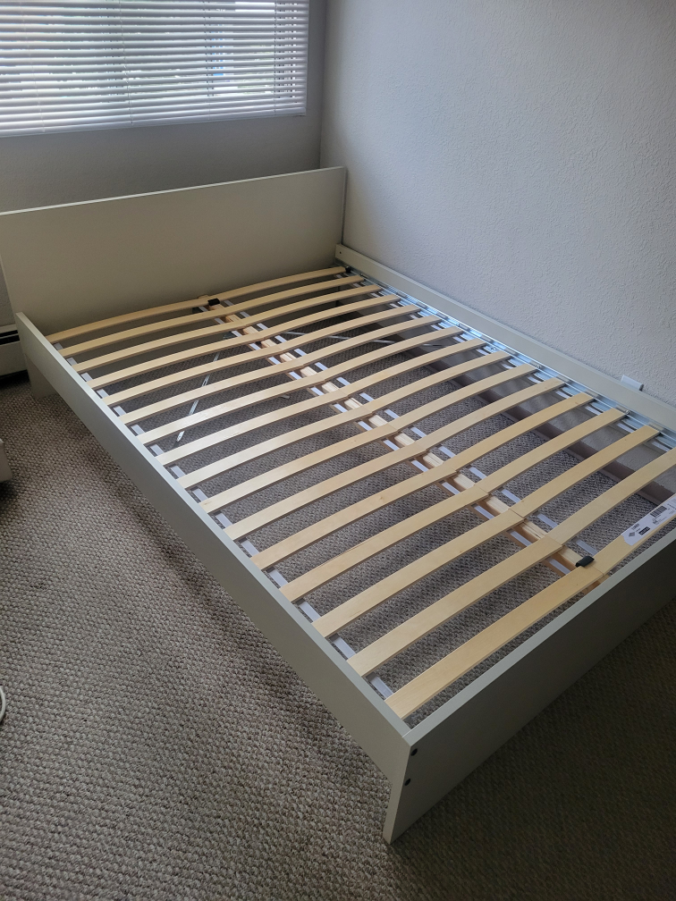 Ikea double bedframe + mattress image indicator(4)