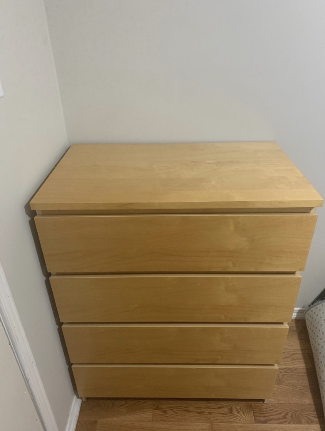 4 drawer Ikea MALM dresser - photo 2