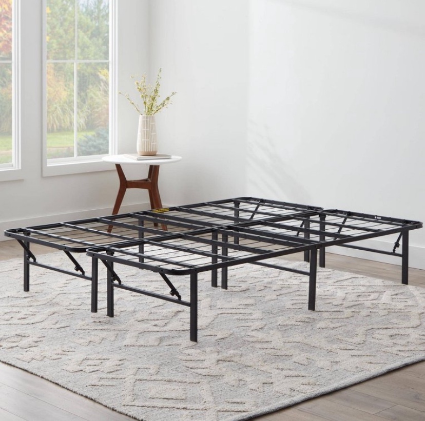 Full sized bed frame and FREE mattress thumbnail
