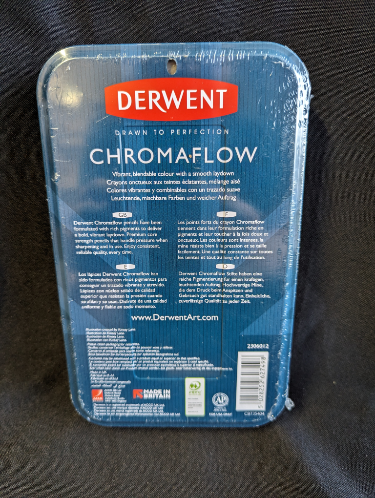 Derwent Cromaflow colored pencils image indicator(2)