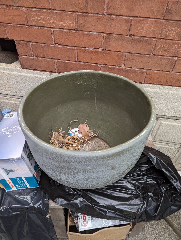 decorative ceramic pot