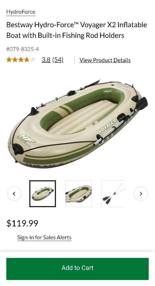 Inflatable boat with life jacket and hand pump