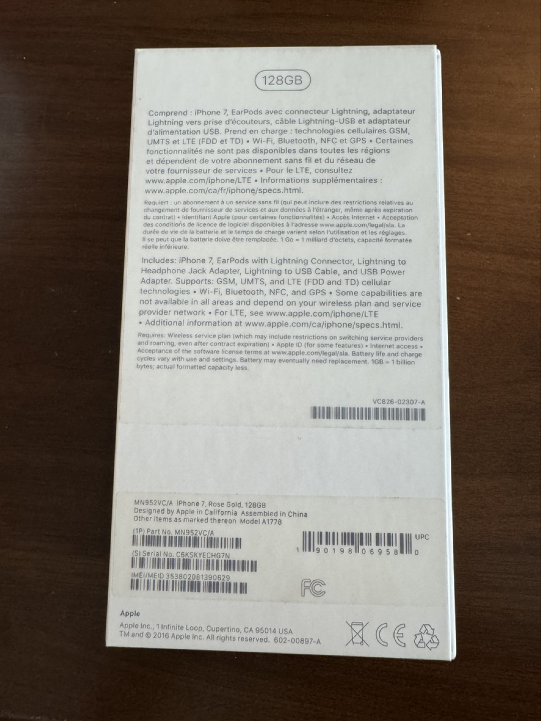 iPhone 7 128gb rose gold - photo 2
